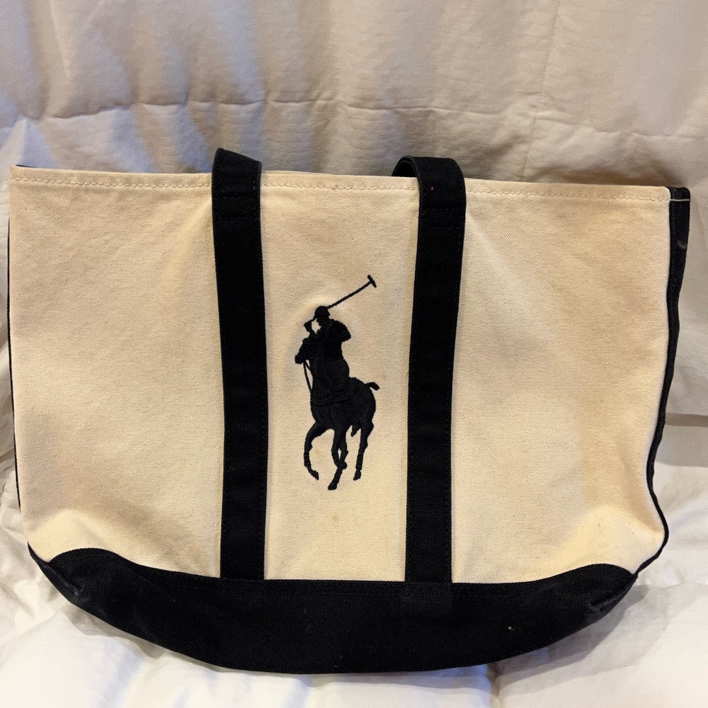 Ralph Lauren Canvas Tote Bag
